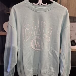 Refuge Mint Crew Neck Sweater